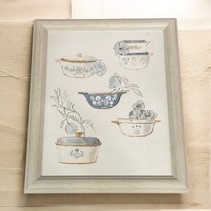Framed Kitchenware Art Print